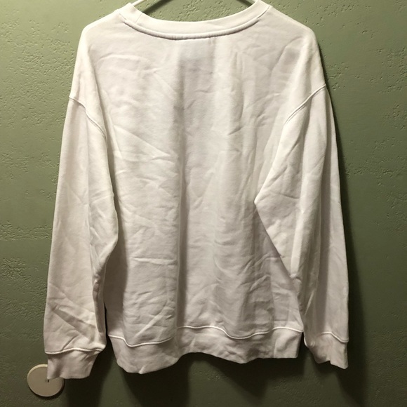 Forever 21 K-Swiss Medium White/Navy Blue/Red sweatshirt - Picture 2 of 5